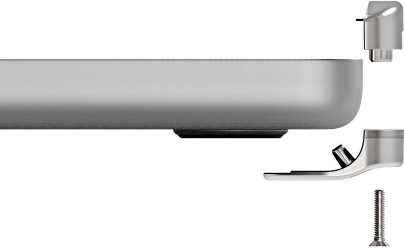 Compulocks Ledge Lock Adapter for MacBook Pro 16" M1,M2 & M3 with Combination Cable Lock Silver - Image 4